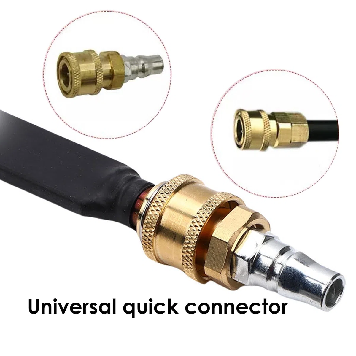 KIMISS Varita de Limpieza de Radiador de 4500 PSI, Lanza de Conexión Rápida de Acero Inoxidable, Varilla Rociadora de Repuesto, 16", Duradera, con Diseño Plano fácil.