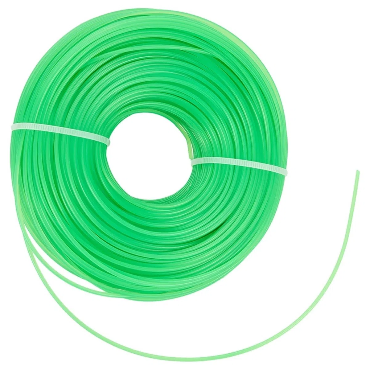 Hilo Desbrozadora Línea de corte de 100M, hilo de desbrozadora de césped y jardín, línea de repuesto, cortadora de línea, cable de repuesto blanco for herramienta eléctrica de jardín doméstico, 1 ud.