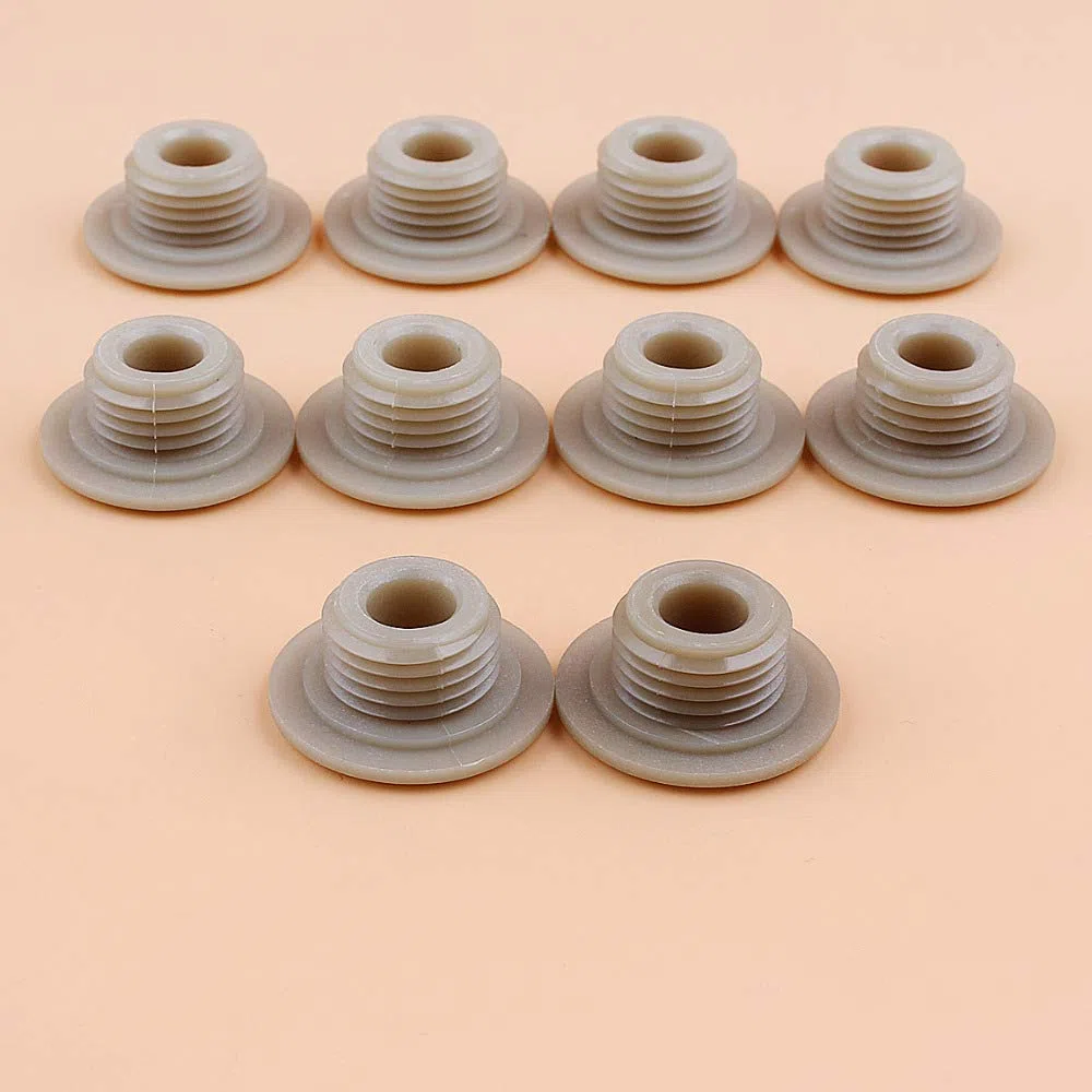 Lote de 10 Engranajes helicoidales Aceite for Motosierra 2500-3800, compatibles con motosierras pequeñas 2 Tiempos G2500, 25 CC y 38