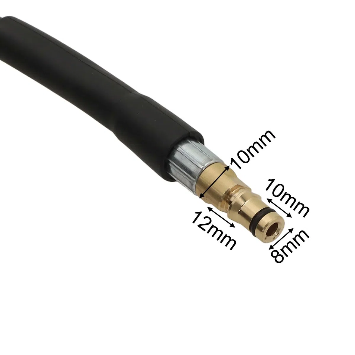 Manguera de Repuesto for hidrolavadora Karcher K2-K 7 2.643-585.0, Manguera de Limpieza de jardín de 5 m, 6 m, 10 m y 15 m.(15M)