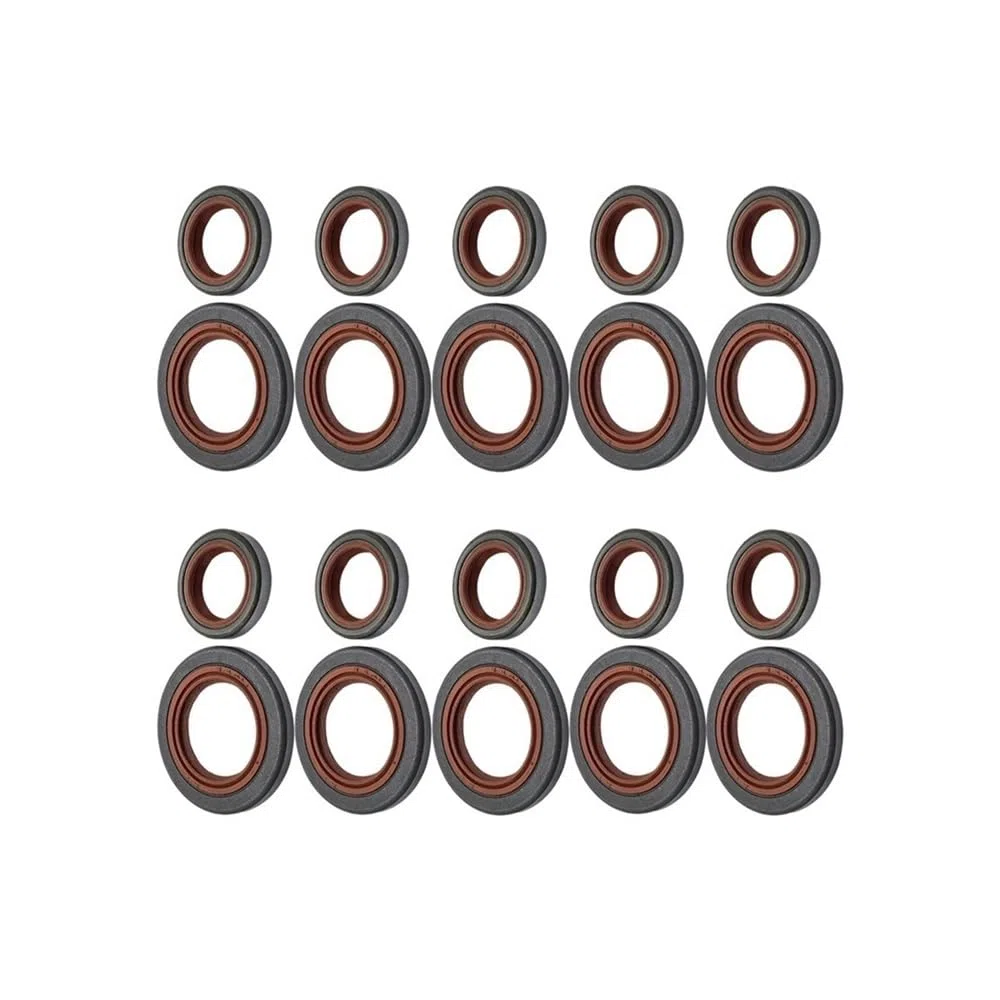 Juego de 10 Juntas de Aceite for Motosierra MS440 044 (repuestos 96400031972, 96400031320)