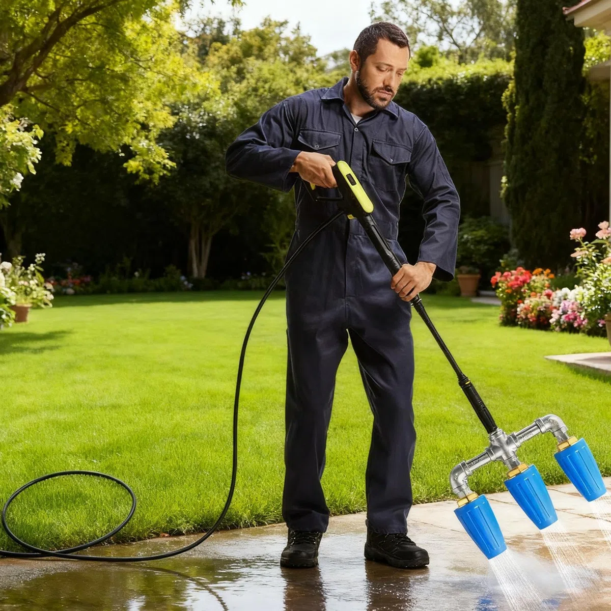 Boquilla De Hidrolimpiadora De Alta Presión Conexión Rápida | Puntas De Reemplazo Para Máquina De Lavado A Alta Presión Para Patios Porches Jardines Balcones Terrazas Senderos Y Caminos
