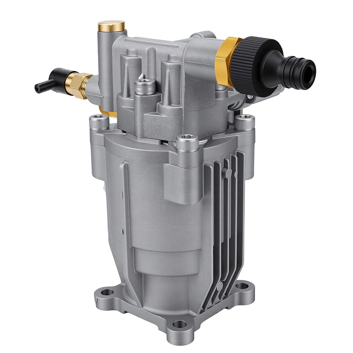 Bomba de Lavadora a Presión con Eje de 3/4 Pulgadas, 2500 PSI, 2,4 GPM, Bomba de Repuesto para Lavadora a Presión de Gas, Incluye Accesorios y Tubo de Sifón