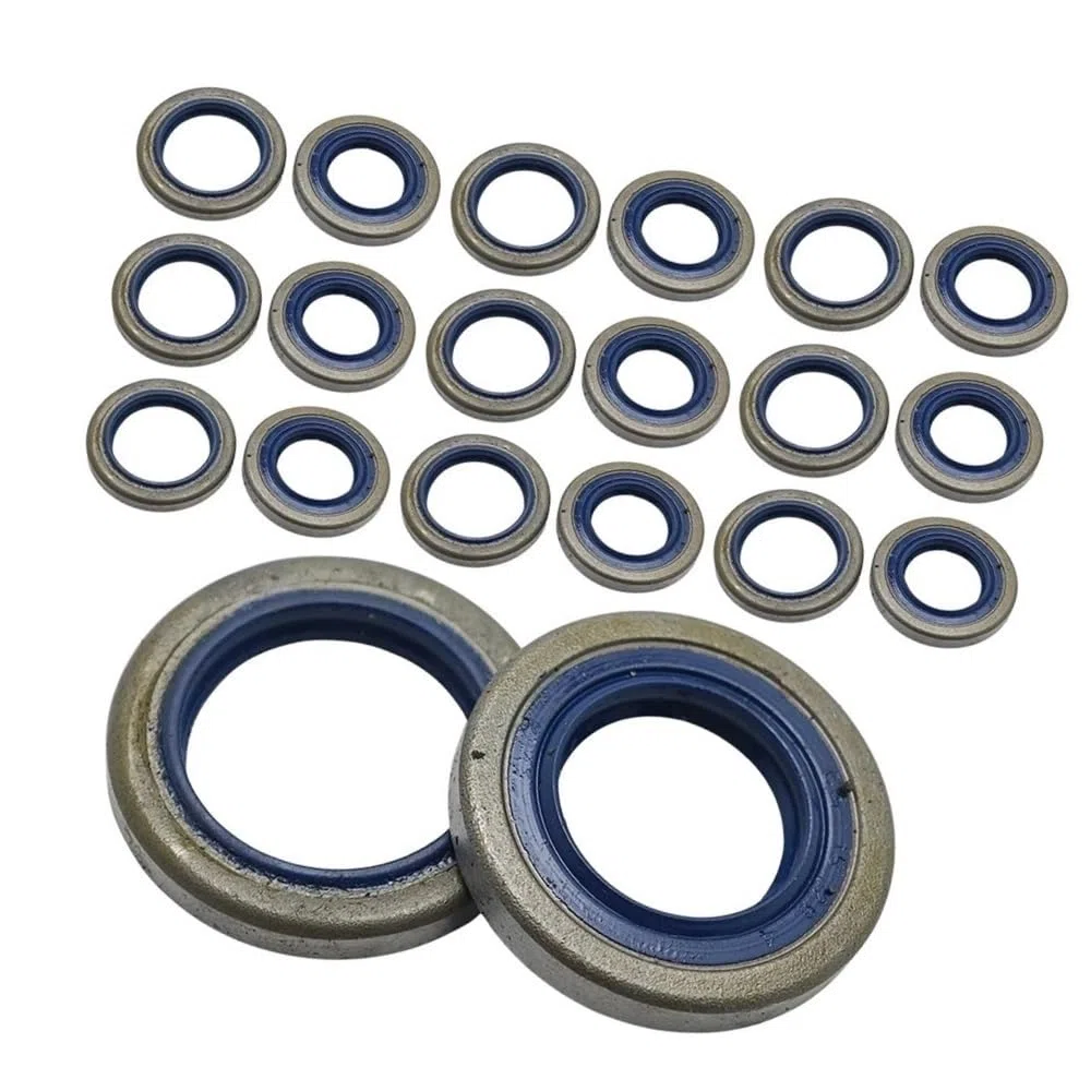 Juego de 10 Sellos de Aceite for Motosierra 362, 365, 371XP, 371 K, 372 XP y 375 OEM 503260301 y 505275719