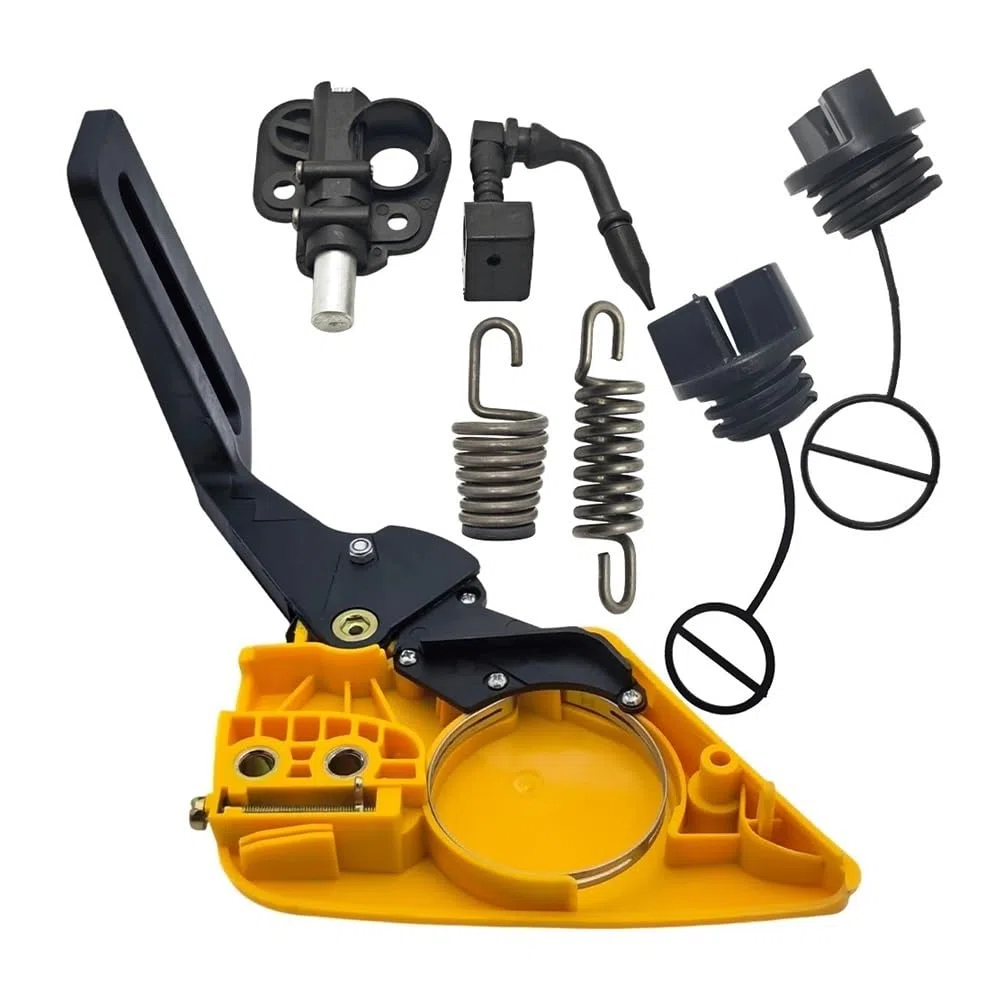 Kit de Aceite for Tapa protección Mano Freno, Compatible con Motosierra 350 y 351, Resorte Amortiguador, repuestos for