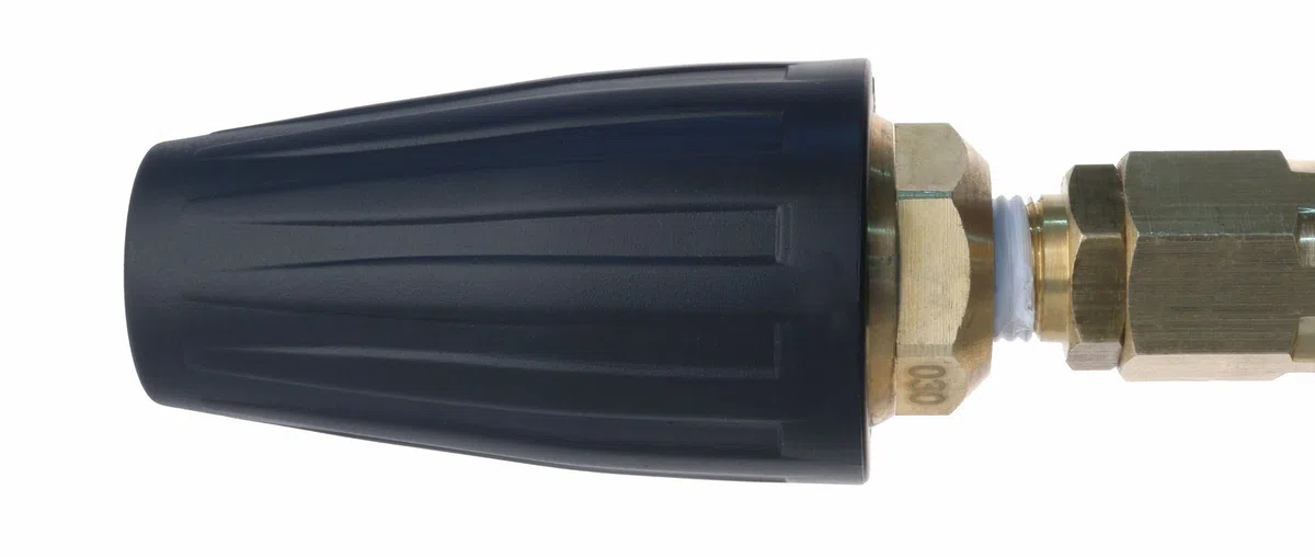 Erie herramientas rotación de distribución de limpiador a presión Turbo 5.0 orificio boquilla 3,000 PSI con latón filtro de vivienda y 1/4 "Conexión rápida
