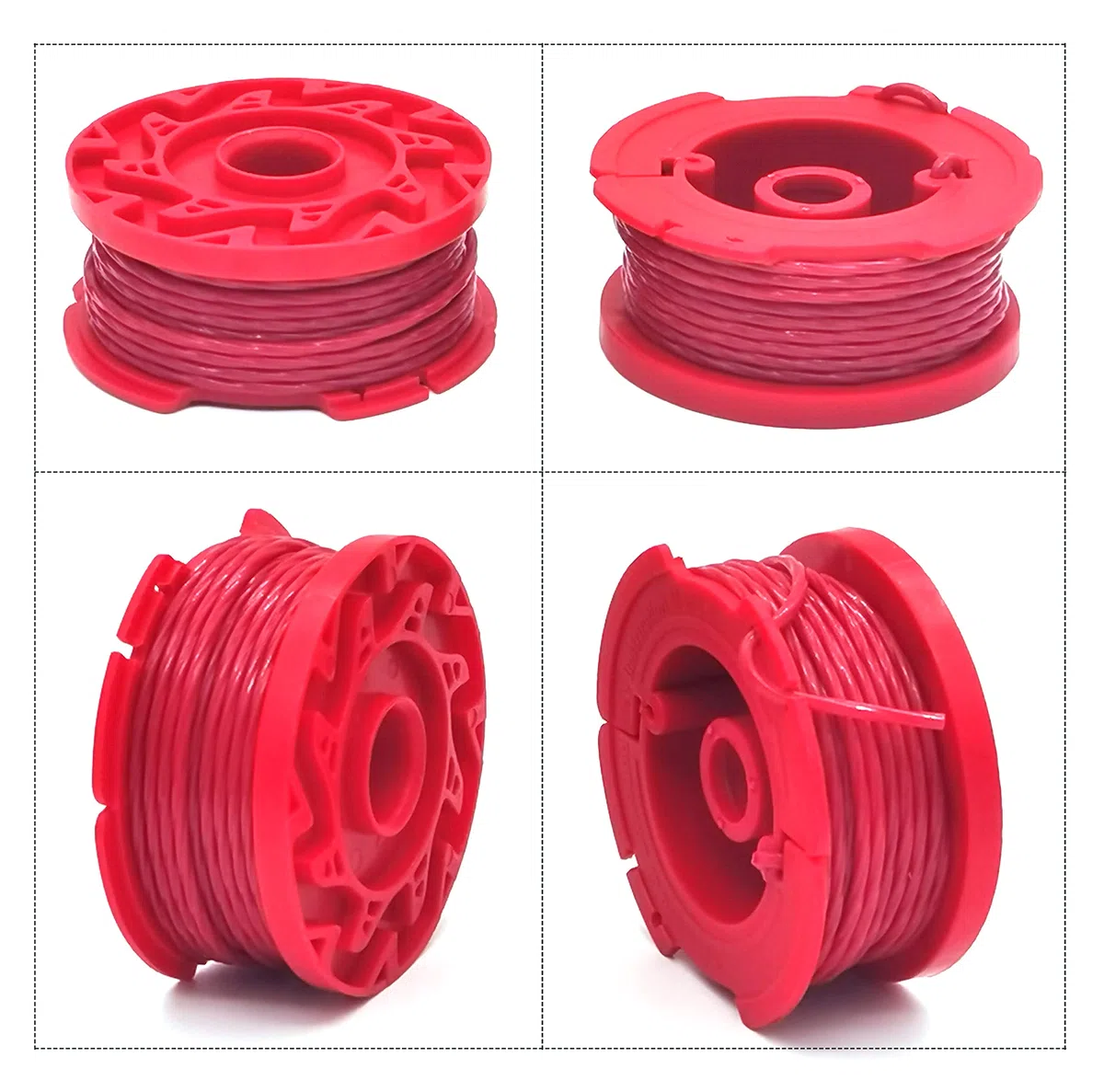 CMZST080 CMZST0803 - Línea de recortadora de hilo de 0.08 pulgadas, 20 pies, paquete de 6, compatible con CMCST910 Series Craftsman Weed Wacker String Trimmer Bobina de repuesto
