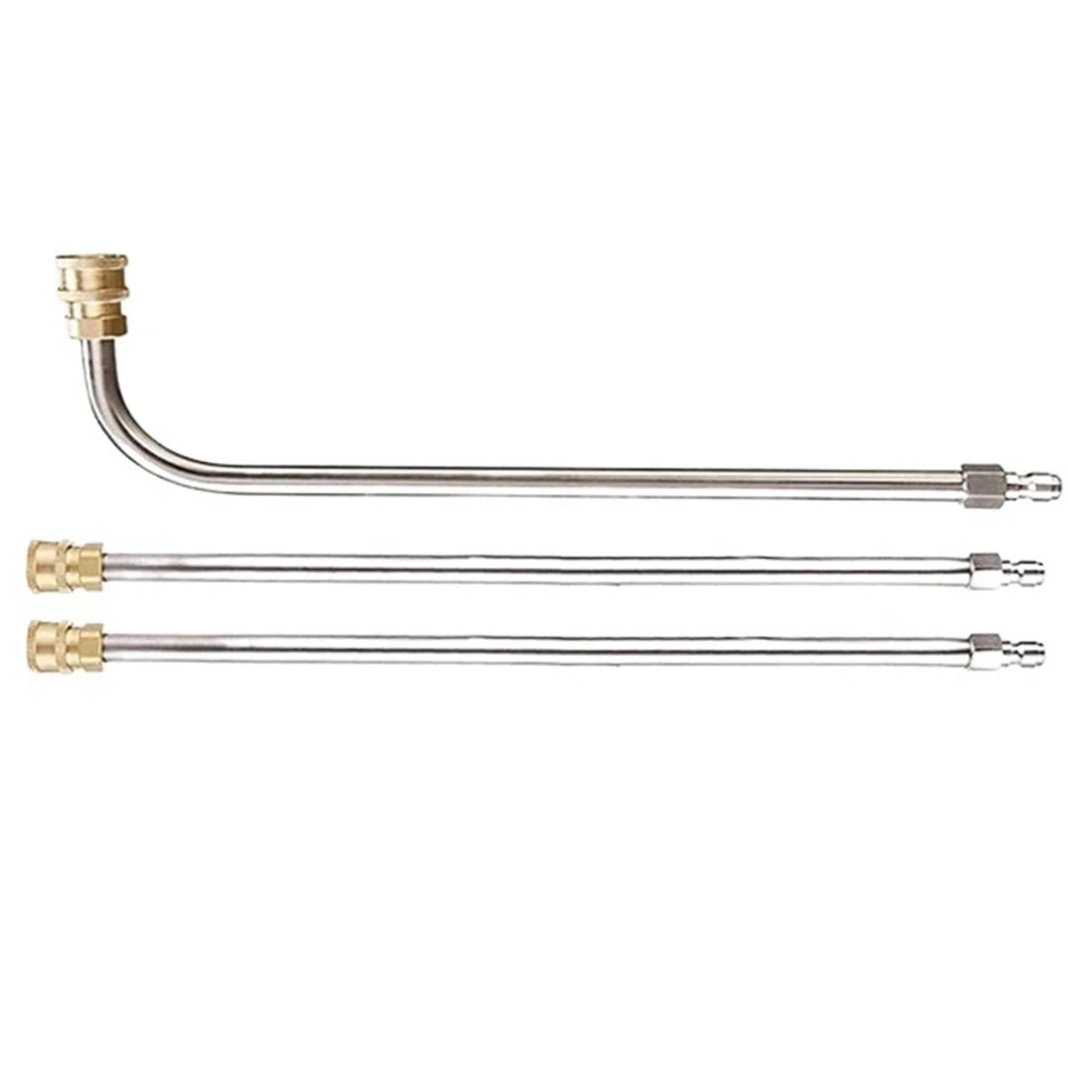 Varita de extensión para lavadora a presión Limpiador de chasis con hidrolavadora alta presión 5000 PSI, limpiador, lavado debajo del auto, boquilla limpieza carreteras, escoba agua(Extension rod)