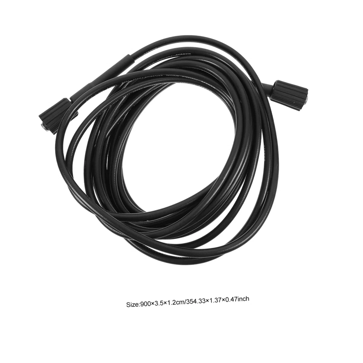 NUOBESTY Manguera de Limpieza para Jardín PVC Resistente Alta Presión con Conexión Lavadora Coche y Exteriores Resistente y Abrasión