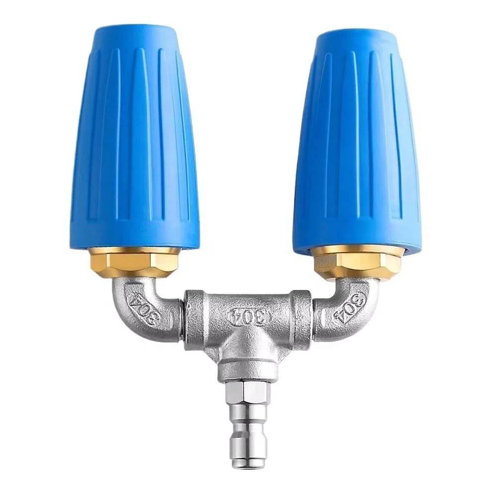 Boquilla de Lavadora de Alta presión, Punta de pulverización Turbo Dual giratoria, 1/4 ", 4000PSI, 4-6GPM, Repuesto for Patio, jardín, Vida al Aire Libre