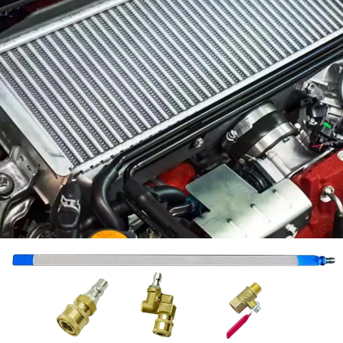 Varilla de limpieza de radiador multiusos de alta eficiencia | Lanza Limpiadora Radiador Hidrolimpiadora Para Accesorios Domésticos Vehículos Recreativos Y