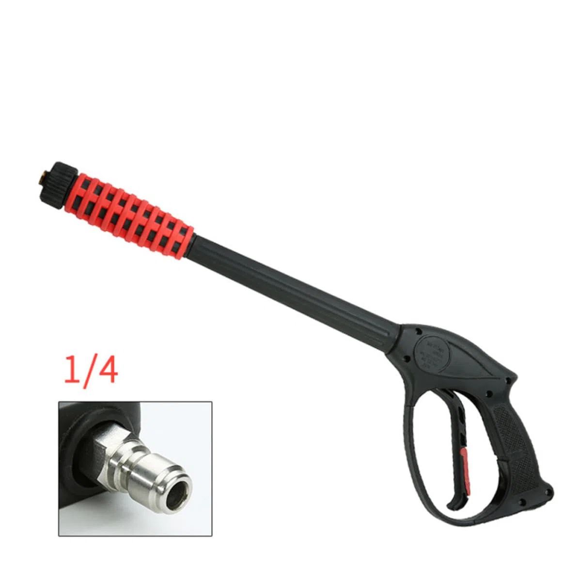 Housoutil Pistola de Lavado de Alta Presión para Coche Ajustador de Presión y Múltiples Formas de Pulverización, Material Plástico y Cobre, Adecuado para Lavado de Autos y Jardinería