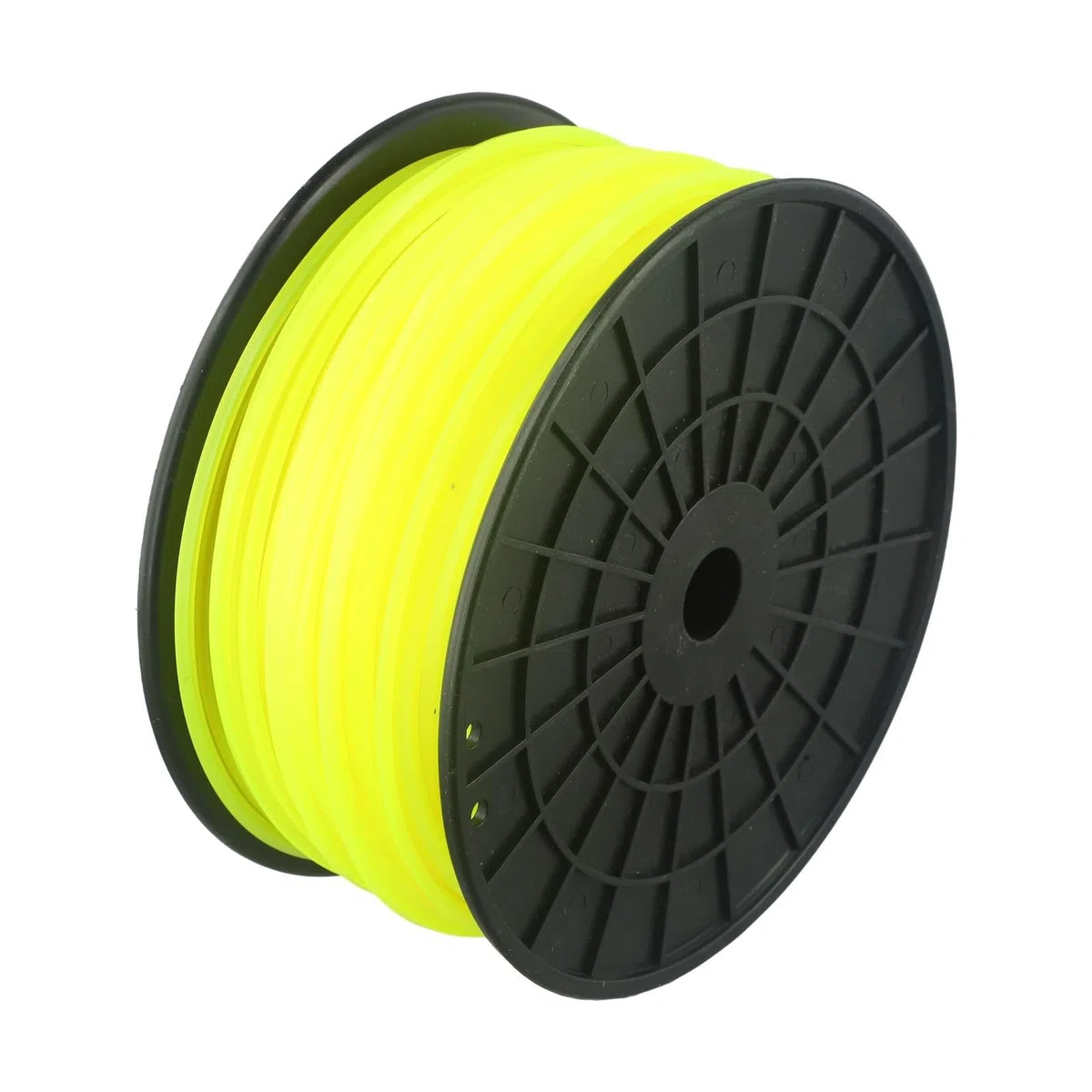 Hilo de corte cuadrado amarillo de 3 mm x 100 m, alambre de hierba de nailon para desbrozadoras, compatible con efco para Honda Bu-ko para kaaz y oleomac