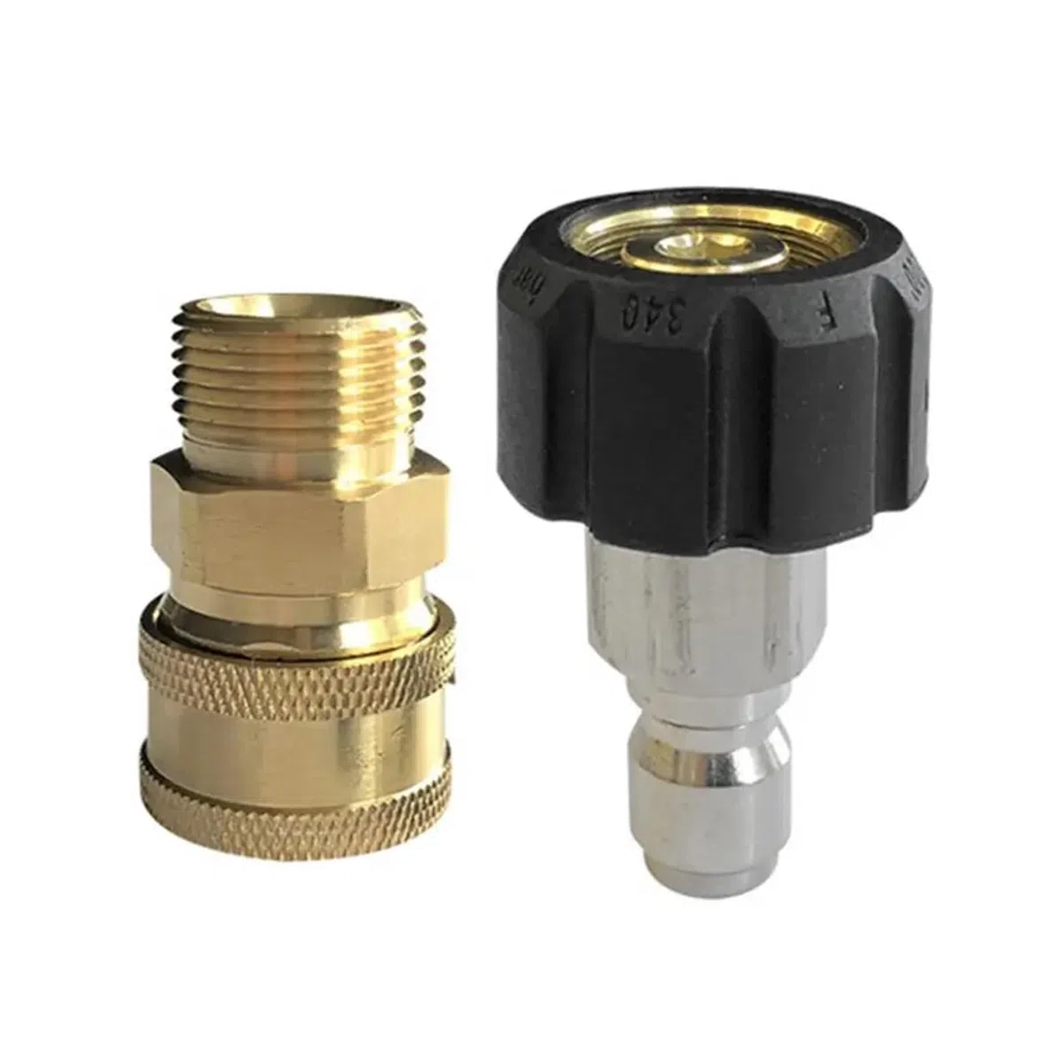 SBTRKT Juego de adaptadores for Lavadora a presión, M22 a 1/4 Pulgadas, Kit de conexión rápida, Adaptador de jabón, Conector de Bayoneta