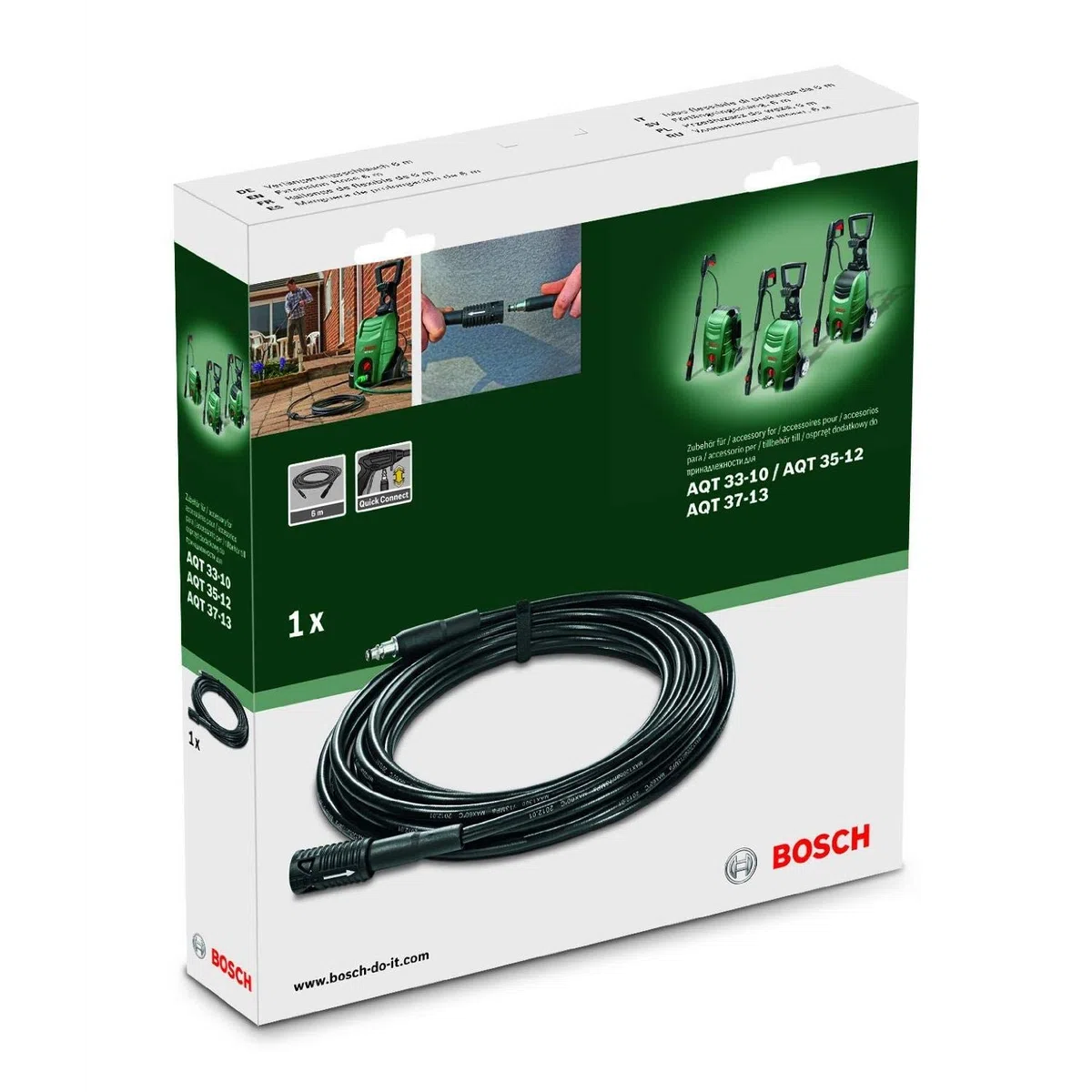 Bosch Recambio Manguera Alta presión Hidrolimpiadora AQT 45-14X