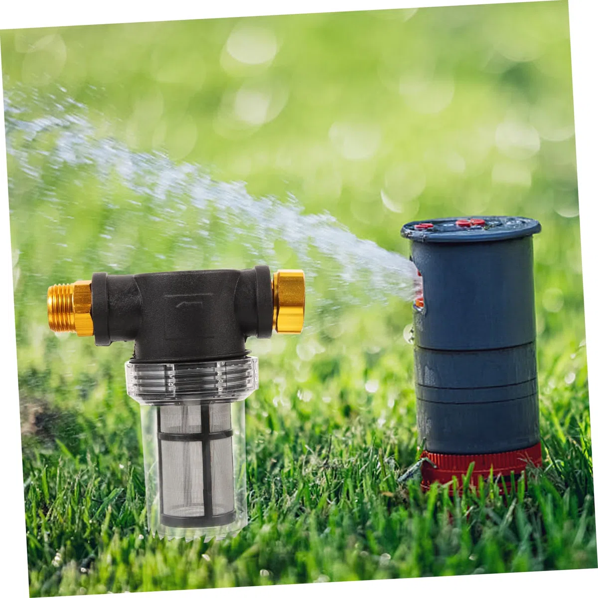 Gatuida Filtro De Entrada para Hidrolimpiadora De Alta Presión Filtro De Agua Portátil para Jardín De Sedimentos Malla Estándar UE
