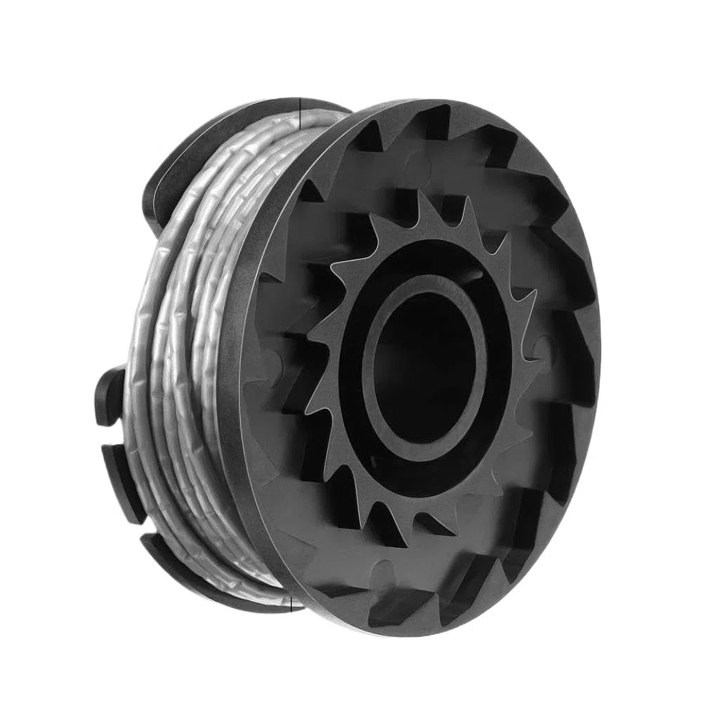 Carrete de repuesto para hilo de alimentación automática, carrete de hilo para cortacésped, compatible con piezas de motocicletas automotrices, 10 carretes, 2 tapas para número de pieza F016800385