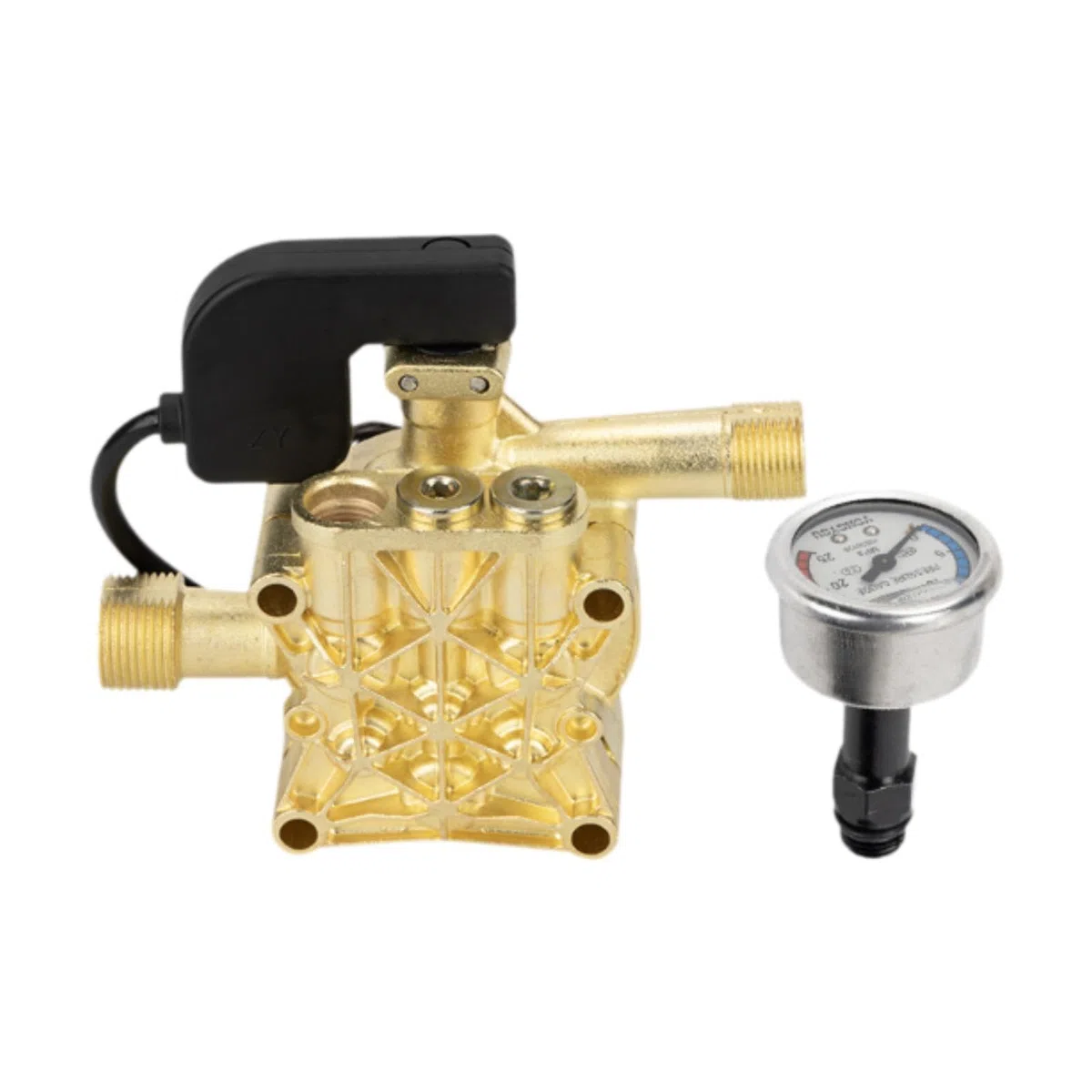 Harilla Conjunto de Cabezal de Bomba de Agua para Hidrolavadora de Alta Presión de 220 V, Accesorio, Cabezal de Bomba para Lavadoras de Autos Domésticas, Piez, Estilo a