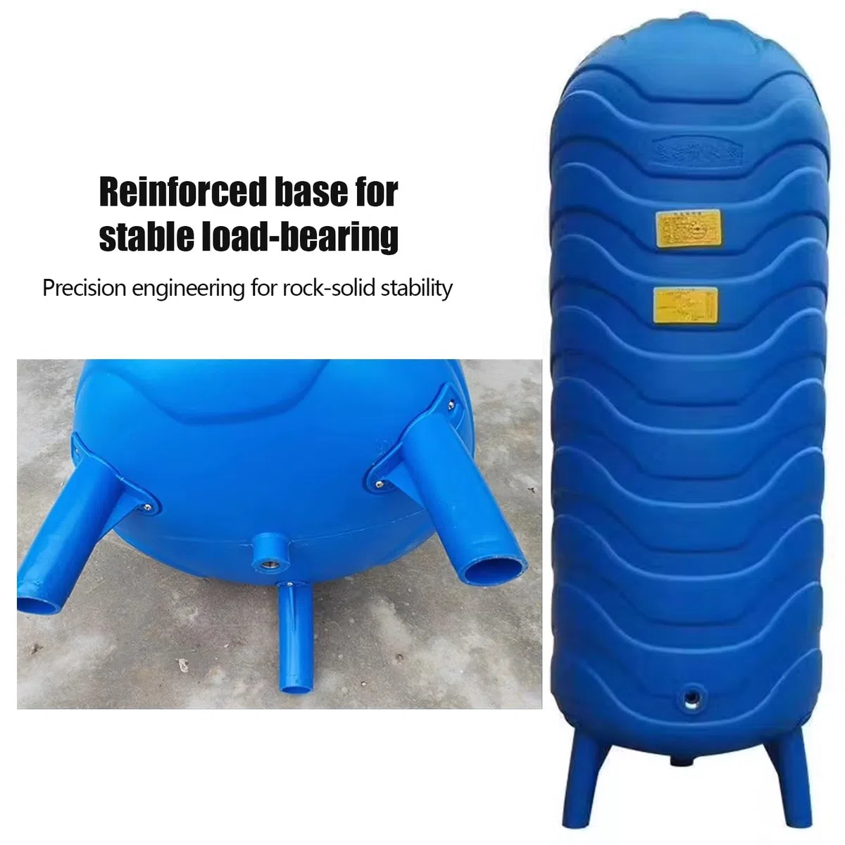 Tanque de presión para bomba de pozo, tanque de almacenamiento automático de presión de agua, diseño vertical para uso doméstico y limpieza industrial o riego de jardín