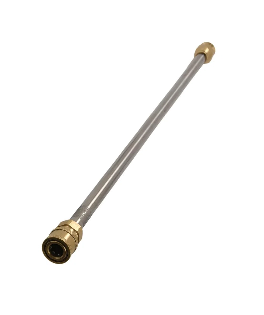 Lanza de conexión rápida de acero inoxidable de 16 pulgadas, varita pulverizadora de repuesto for varilla de lavado a presión for 5000Psi