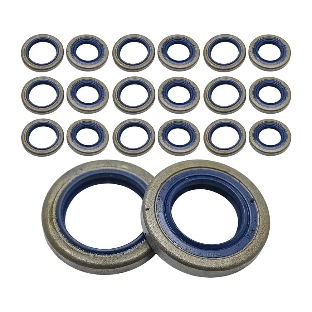 Juego de 10 Sellos Aceite for motosierras 362, 365, 371XP, 371 K, 372 XP, 375 y 503260301 505275719
