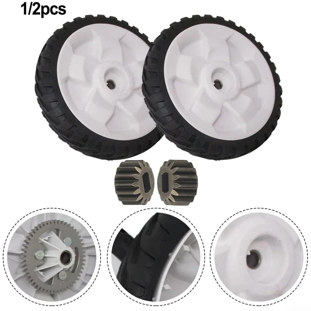 Kit de engranajes de piñón y rueda de cortacésped de 8 pulgadas, 137-4835 131-5399, piezas de repuesto para cortacésped Toro Walk Behind, accesorio de herramienta de jardín fácil de instalar (2 piezas