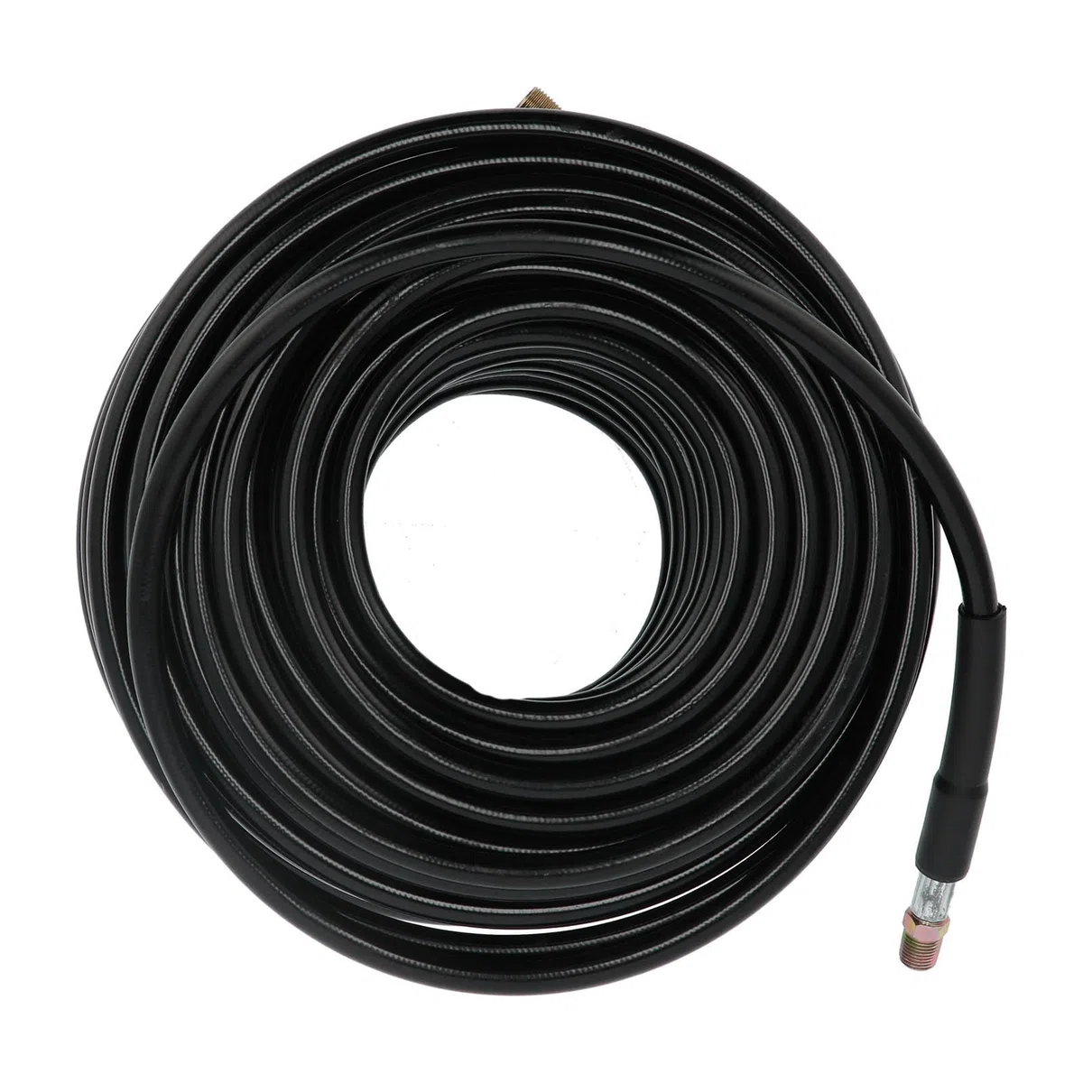 FTVOGUE Kit de Chorro de Alcantarillado para Lavadora a Presión, Manguera de Limpieza de Drenaje de Goma de PVC de 100 Pies, 5800 PSI con Boquillas de 3 Botones y Boquilla Giratoria para Drenaje