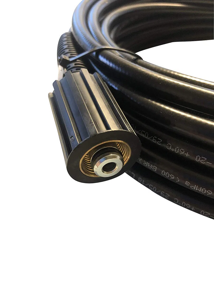 M&M Smartek manguera desatascadora 8 m 2 boquillas, para Kärcher, M22 | Kit desatascador con manguera, adaptadores y boquillas según variante; comprobar conexiones, presión, contenido y equipo.