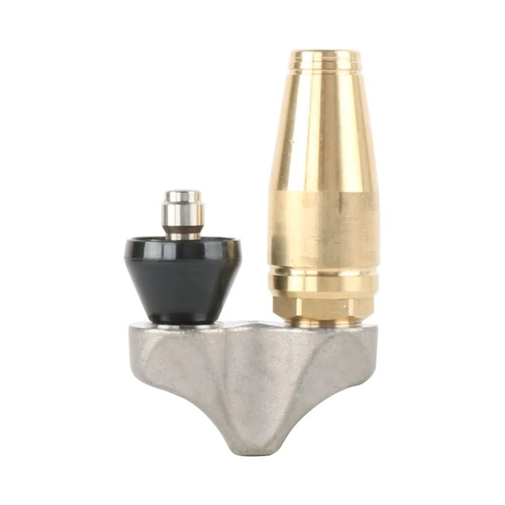 Boquilla de limpieza turbo inversa de 3000 PSI, para acero inoxidable y cobre, limpiador de alta presión para eliminar obstrucciones