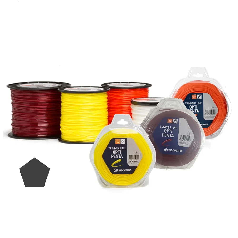 Husqvarna 597669002 - Hilo para desbrozadora (2,4 mm, 240 m), Color Naranja