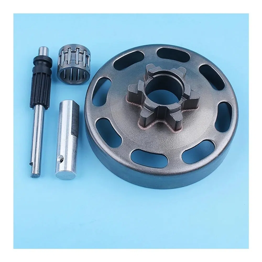 Conjunto de pistón de Aceite for Motosierra, piñón de Embrague de 3/8 "-6T, Apto for Husqvarna 135 140 135E 140E e-seris, Pieza de Repuesto, Herramientas de jardín