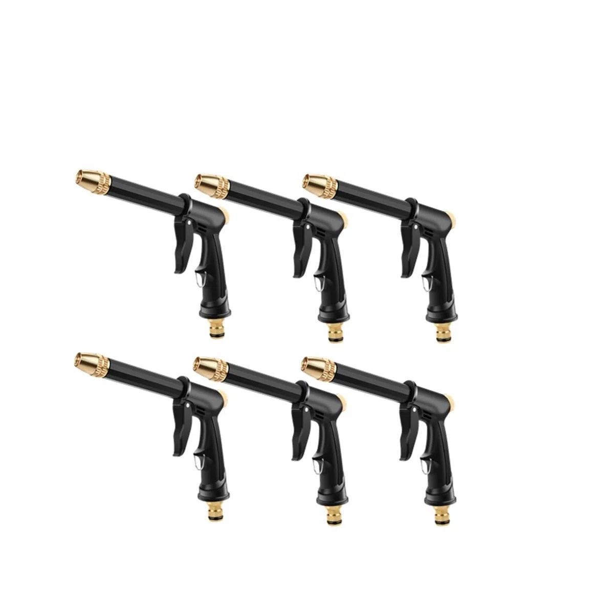 Hidrolimpiadoras Pistola De Agua De Alta Presión Portátil, Máquina De Lavado De Coches, Lavadora Inalámbrica, Herramienta De Limpieza, Manguera De Riego De Jardín, Boquilla, Pistola Rociadora(6PCS)