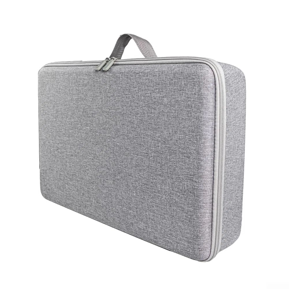 Compatible con Ecovacs W1s W2s W920 Bolsa de almacenamiento EVA Funda rígida Mango portátil para limpieza de ventanas Robot Protección (A)