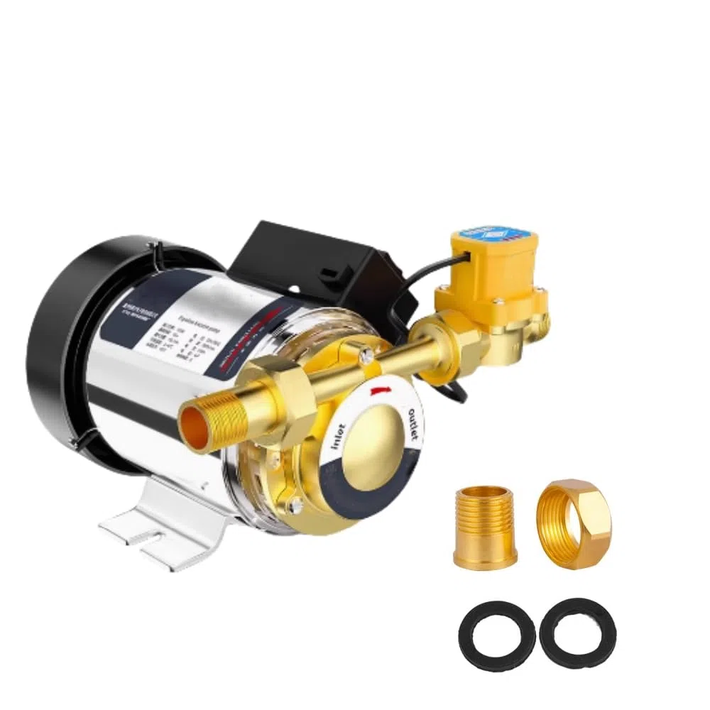 Bomba de agua de refuerzo automática electrónica para ducha de casa lavadora bomba refuerzo de presión de agua a chorro para hogar fregadero cocina (260W)