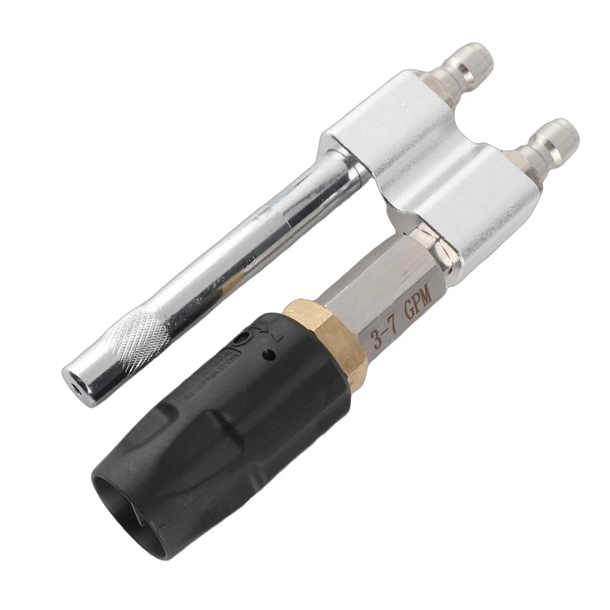Punta M5 Boquilla giratoria Lavadora a presión Boquilla de jabón de largo alcance Ajustable 0 60 grados Patrón de pulverización 1000 4050 PSI 3 7 GPM para limpieza a alta p