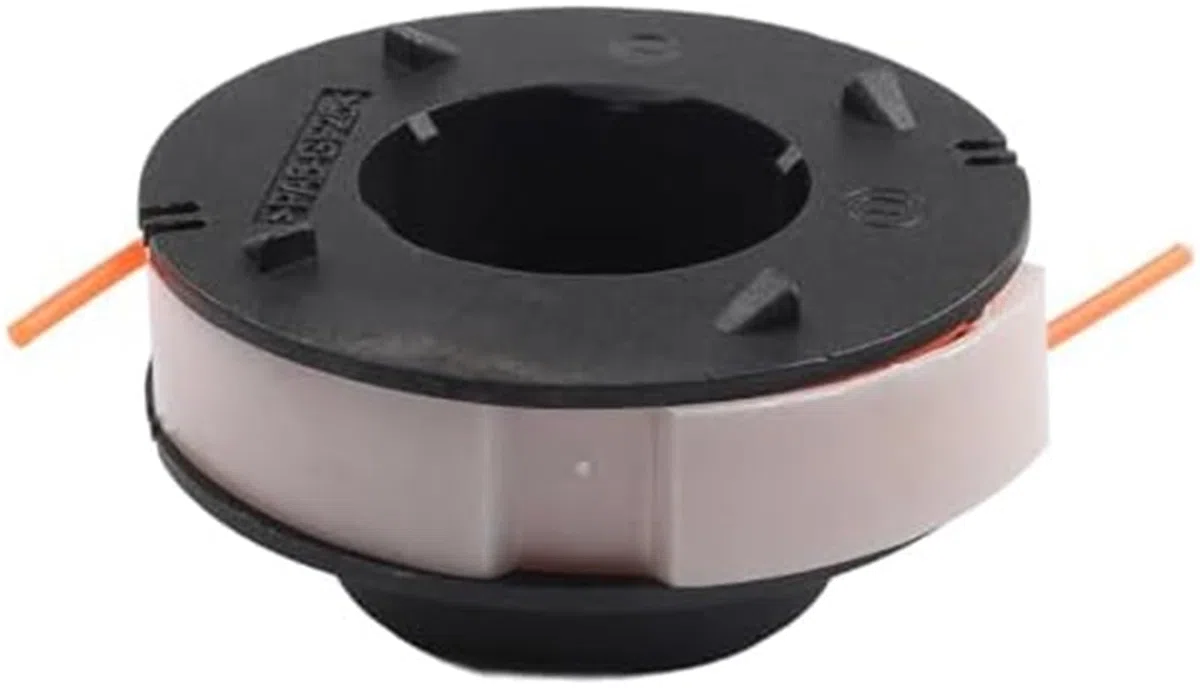 Carretes de Hilo de desbrozadora de 1,6 Mm de diámetro y 5 Metros, para Accesorios de cortacésped Fsa56 Fse41 Fse52 Pp500 Carrete de cortacésped(Black 6pcs)