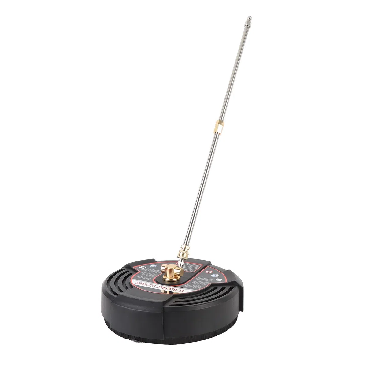 Jeffergarden Limpiador de Superficies para Lavadora a Presión, Accesorio para Lavadora Eléctrica con Carcasa de Acero Inoxidable con Cabezal de Limpieza de 13 Pulgadas, 2500 PSI, 2 Varillas de