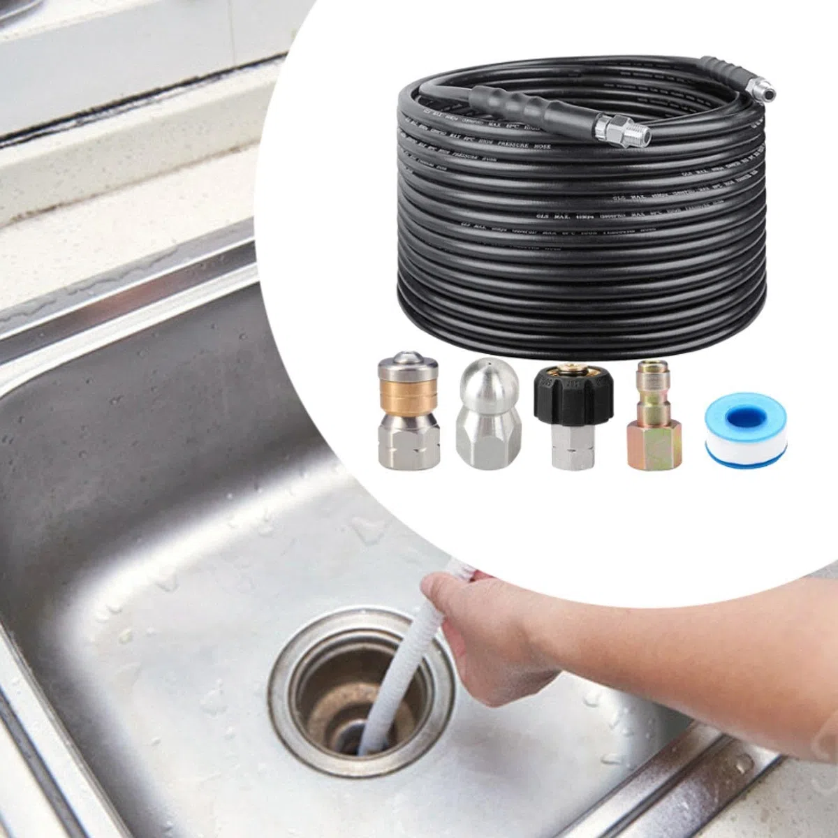 Kit Multifunción de a Presión para Hidrolimpiadoras, para Industriales Y Domésticos.