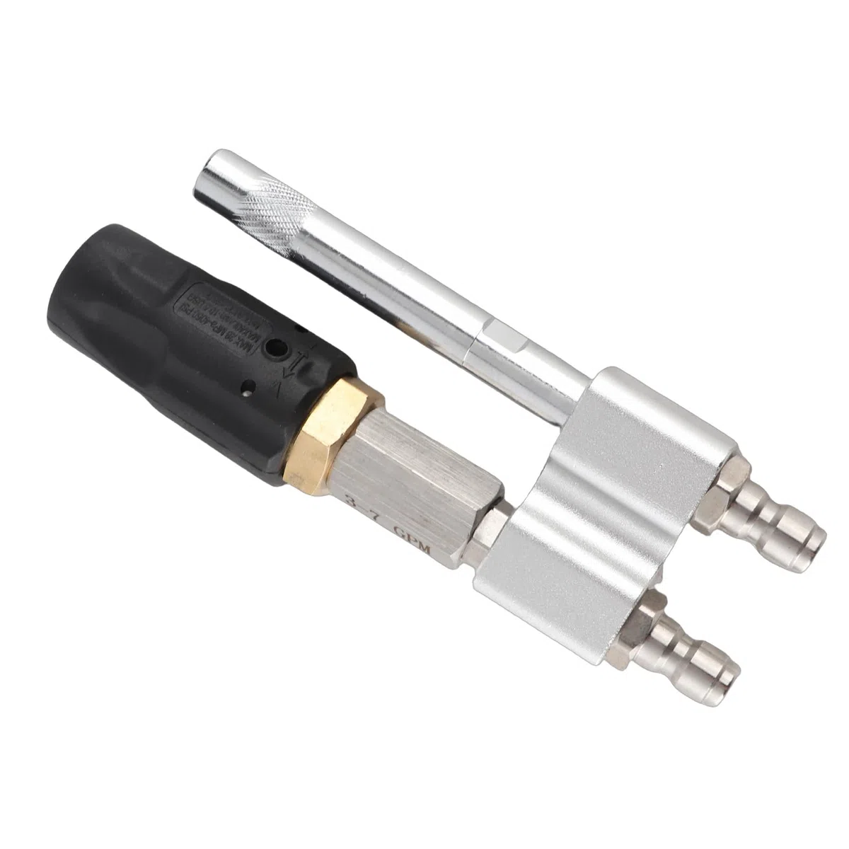 Punta M5 Boquilla giratoria Lavadora a presión Boquilla de jabón de largo alcance Ajustable 0 60 grados Patrón de pulverización 1000 4050 PSI 3 7 GPM para limpieza a alta p