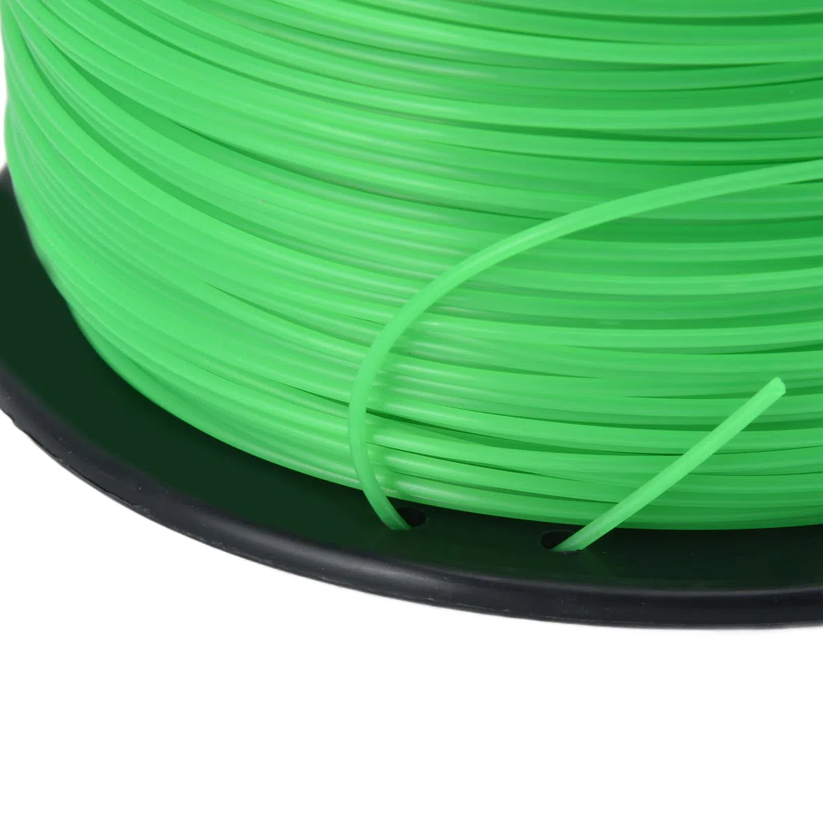 Fdit Línea de Corte de Hilo de 2mm, Línea de Corte de Hilo Cuadrado de Hierba en Carrete, Cortacésped, Accesorios para Cortacésped para Husqvarna (Verde)(372 Meters)