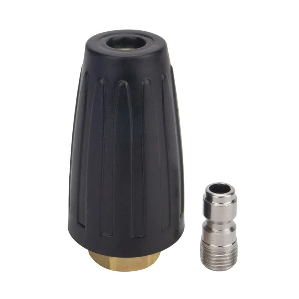 Boquilla Turbo de Chorro de Suciedad giratoria de latón for Limpieza a Alta presión con Agua de 280 bar/4000 PSI for hidrolavadoras de vehículos.(Nozzle Size 035)