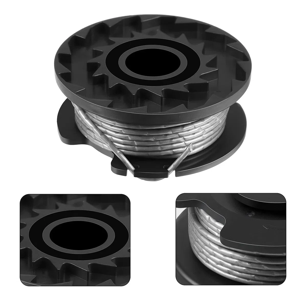 F016800385 Carrete de hilo de repuesto for desbrozadora Bosch EasyGrassCut (10 carretes + 2 tapas)
