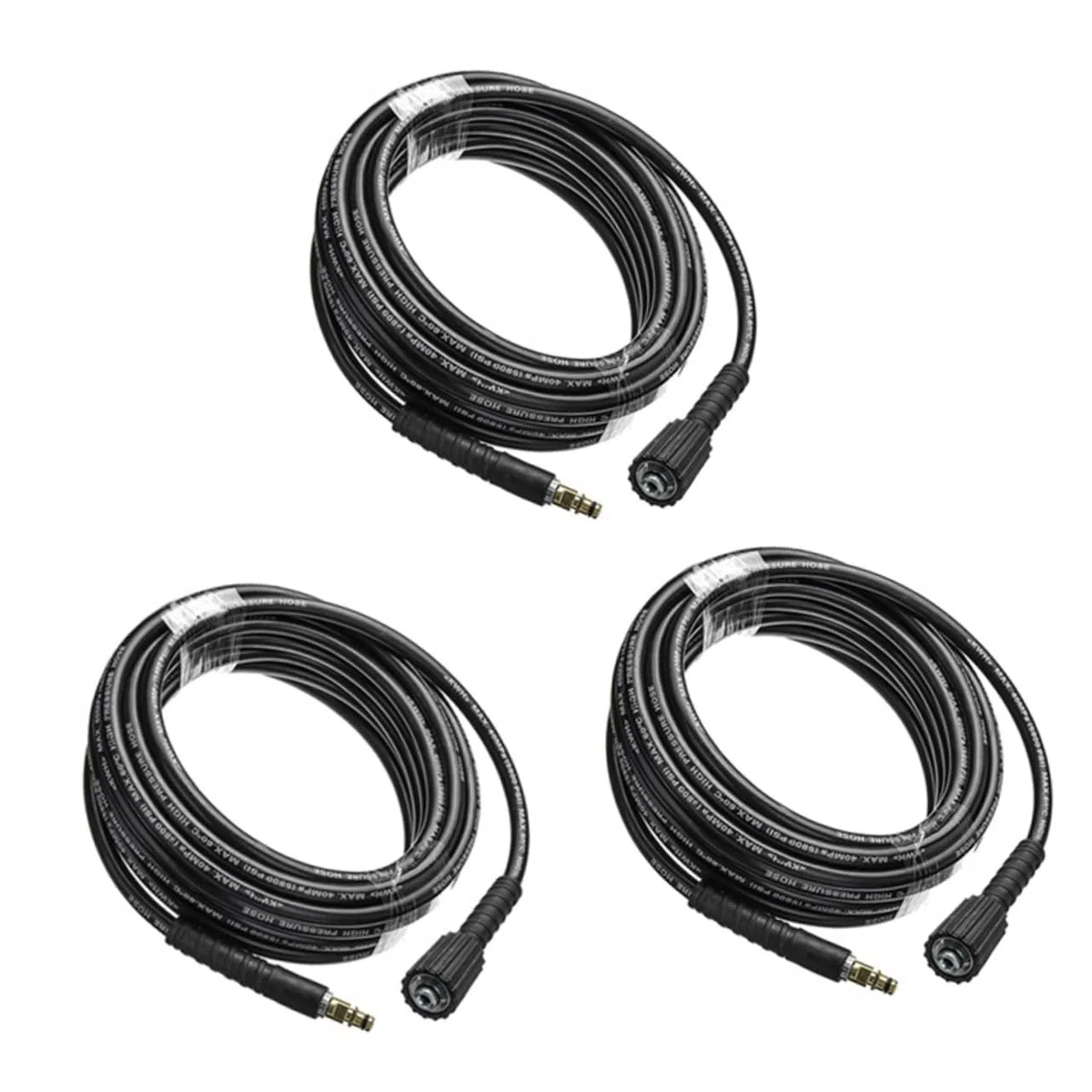 Gatuida Manguera de Plástico Pvc Uso para Agua Fría para Lavadora de Alta Presión Adecuado para Limpieza de Autos y Calentador de Agua de Coche