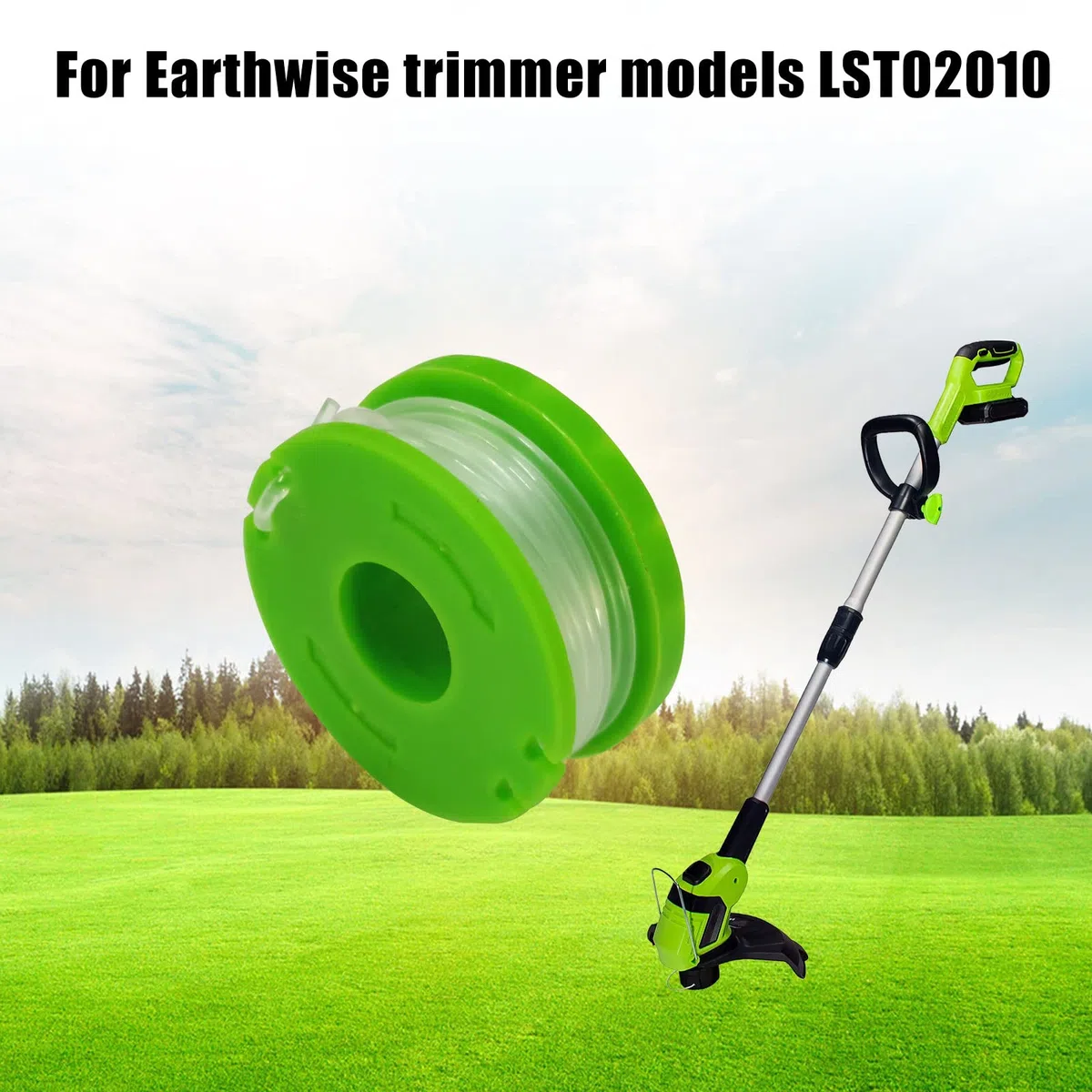 Bobina de repuesto HamaLa, bobina de repuesto para cortabordes de 0,2 cm y 3 m, para modelos CST00012, LST10012, CST12010 Str, hilo para desbrozadora inalámbrica (8 bobinas)