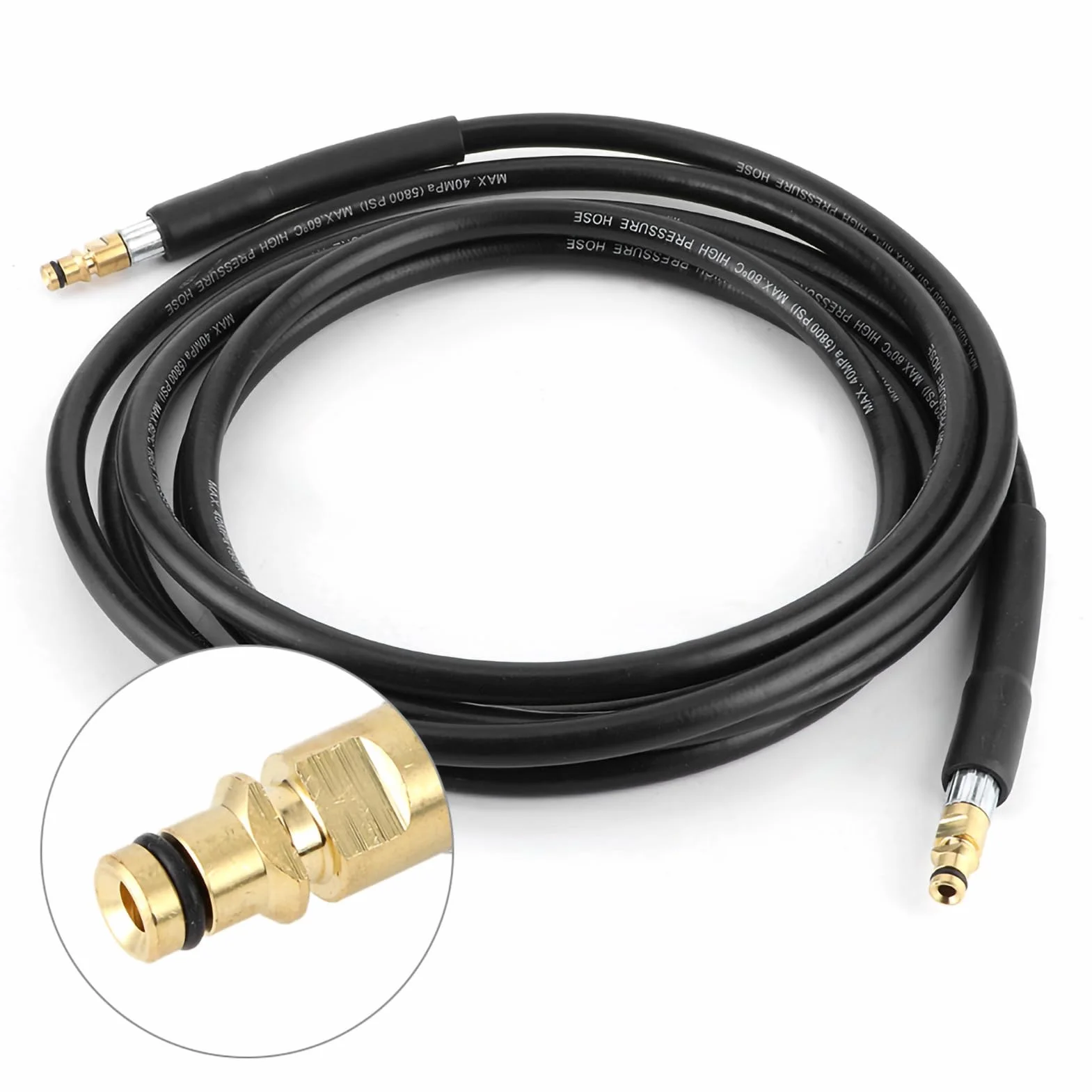 Manguera de repuesto para lavadora eléctrica de alta presión, manguera de limpieza de agua para coche Karcher K2 K3 K4 K5 (10 m)