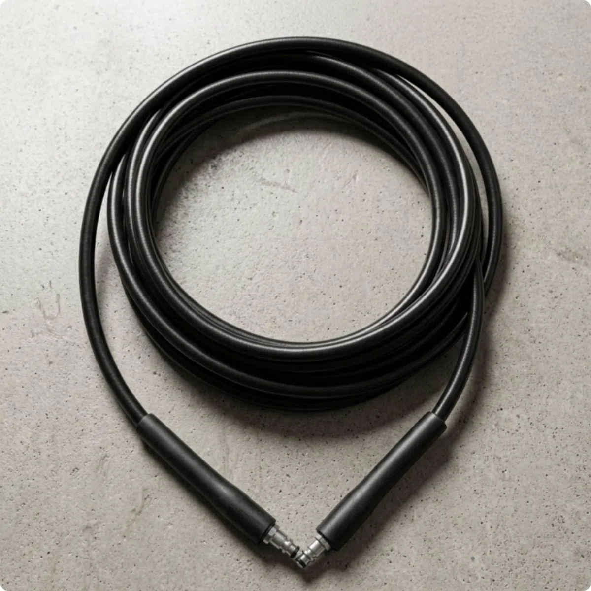 Milageto de Limpieza a Presión de Lavadora Hidrolimpiadora Tubo de Alta Presión Conducto de Agua con Estructura Duradera y Flujo Constante Flexible para Curvas, 10 Metros