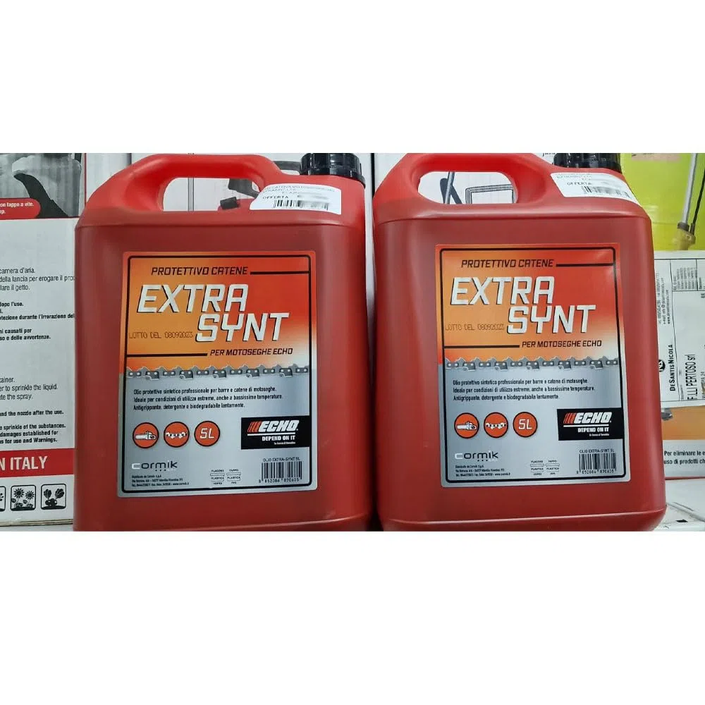 Aceite ecológico protector sintético para barras de cadena de motosierra extraSYNT de 2 litros (10 litros)