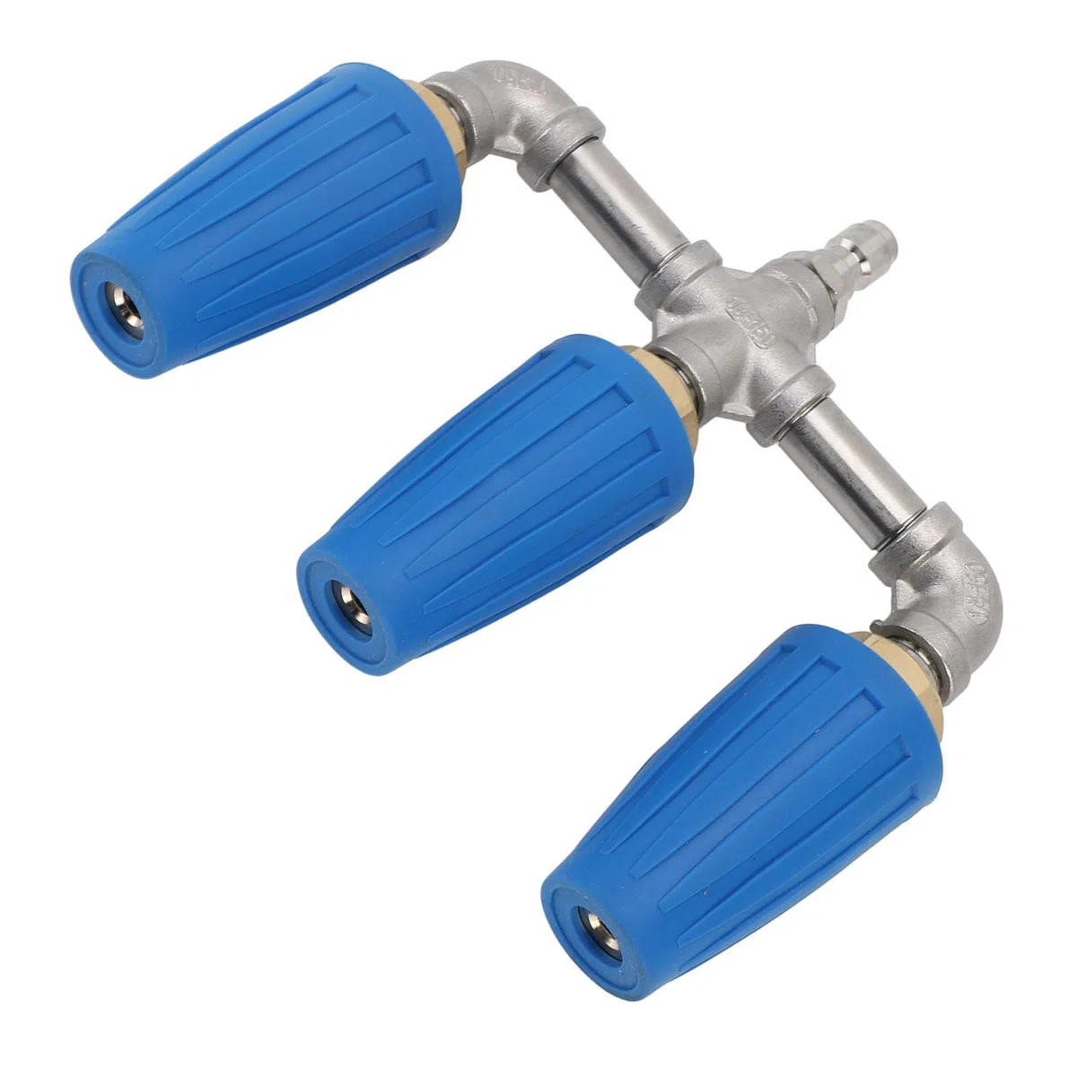 Topiky Boquilla Triple Turbo 4000PSI 1/4 Pulgadas, Accesorio de Lavadora a Presión Giratoria de Enchufe Rápido para Limpieza de Jardín, Coche, Patio, Boquilla de Lavado de Alta Presión de Latón de