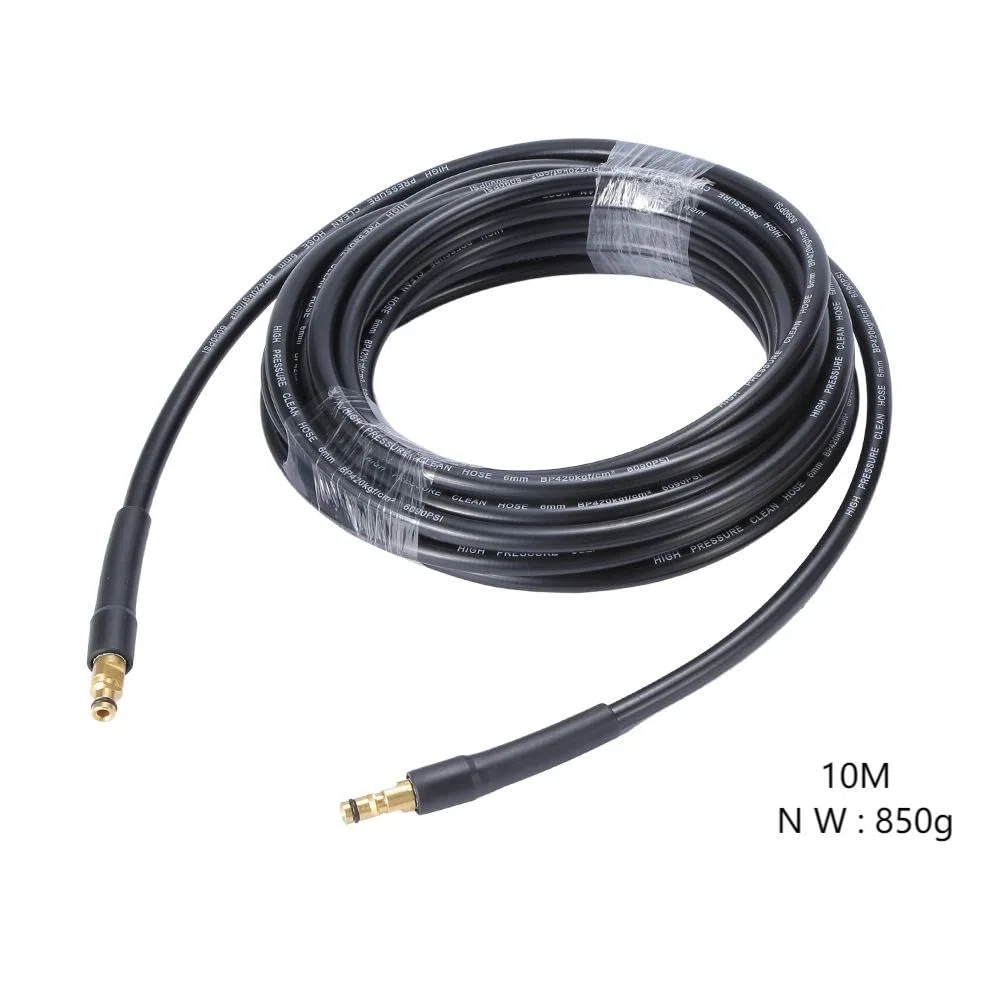 Manguera de limpieza de agua para lavadora a presión Karcher K3, manguera de limpieza rápida para coche, compatible con Karcher K3, K4, K5, K7, repuesto de manguera de lavado eléctrico (10 m)