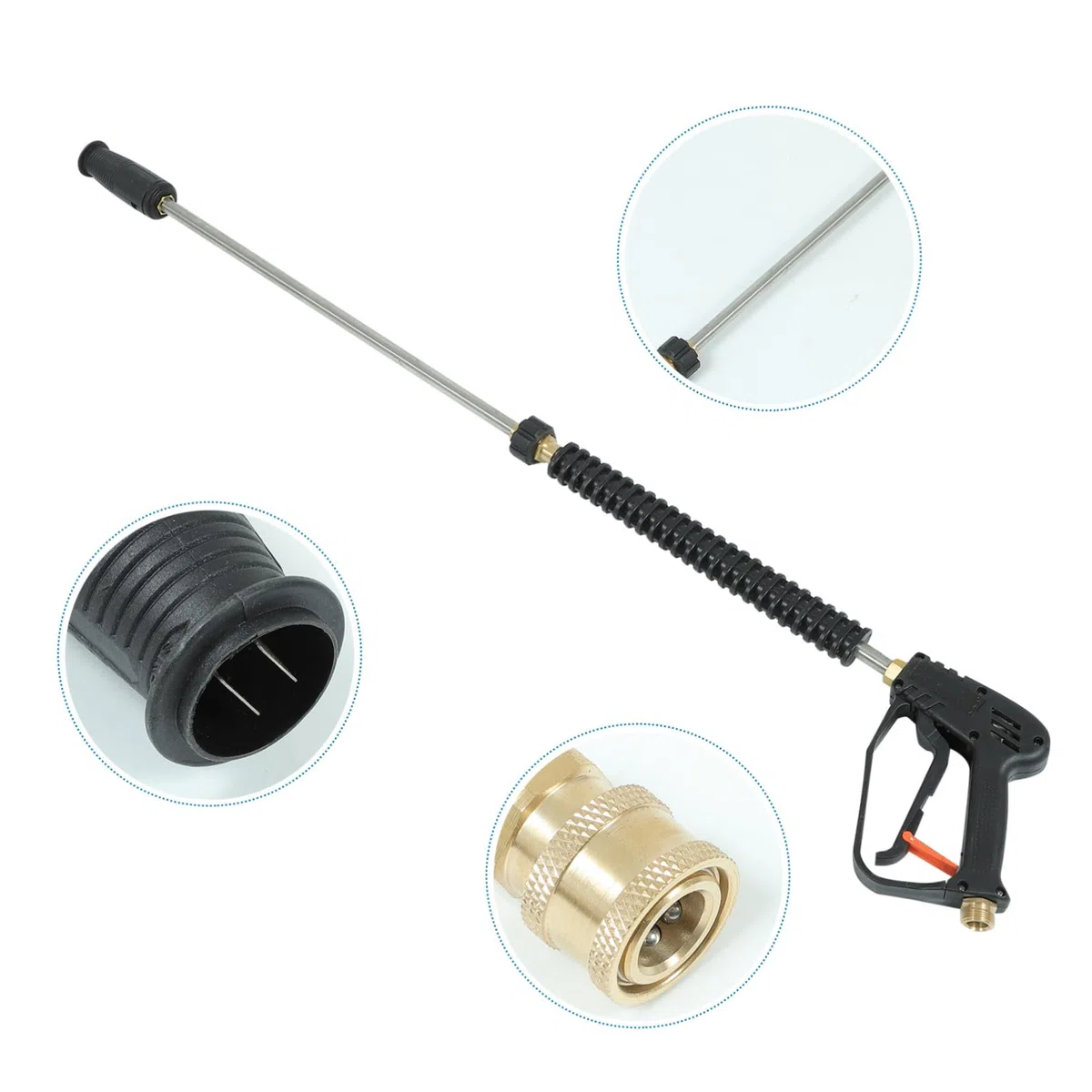 Boquillas para Hidrolimpiadora Accesorios de Limpieza y Riego para Vehículos Pulverizador de Agua Presión para Lavado de Coches y Plantas